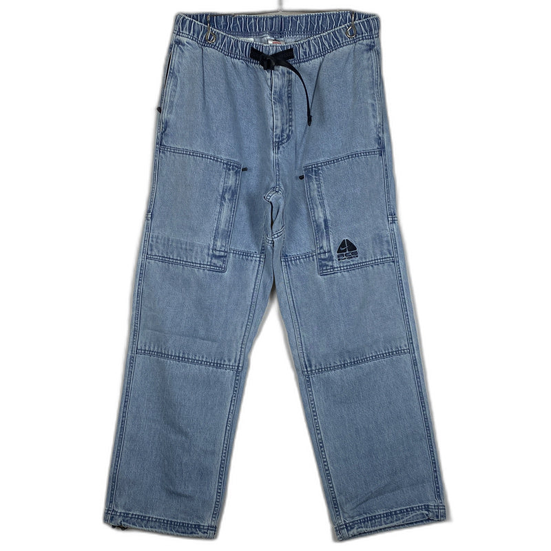 【中古品】【メンズ】 Supreme シュプリーム × NIKE ACG ナイキ エーシージー 別注 コラボ 22AW BELTED DENIM PANTS ベルテッド デニム パンツ ボトムス 149-260116-yy-12-tei サイズ：M カラー：インディゴ 万代Net店