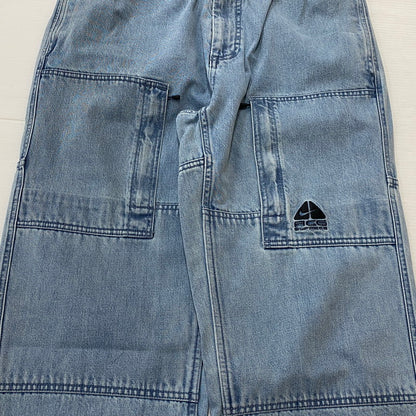 【中古品】【メンズ】 Supreme シュプリーム × NIKE ACG ナイキ エーシージー 別注 コラボ 22AW BELTED DENIM PANTS ベルテッド デニム パンツ ボトムス 149-260116-yy-12-tei サイズ：M カラー：インディゴ 万代Net店
