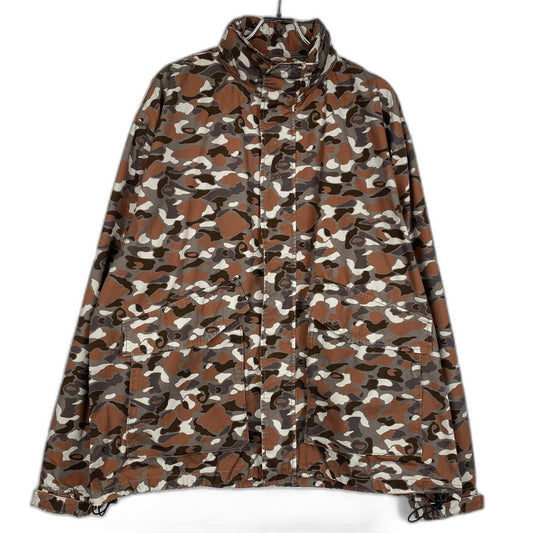 【中古品】【メンズ】 KEBOZ ケボズ 25AW WASHED COTTON CONCEALABLE HOOD JACKET ウォッシュド コットン コンシール フード ジャケット アウター 142-260116-ks-08-fuzh サイズ：XL カラー：カモフラージュ 万代Net店