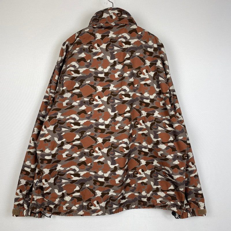 【中古品】【メンズ】 KEBOZ ケボズ 25AW WASHED COTTON CONCEALABLE HOOD JACKET ウォッシュド コットン コンシール フード ジャケット アウター 142-260116-ks-08-fuzh サイズ：XL カラー：カモフラージュ 万代Net店