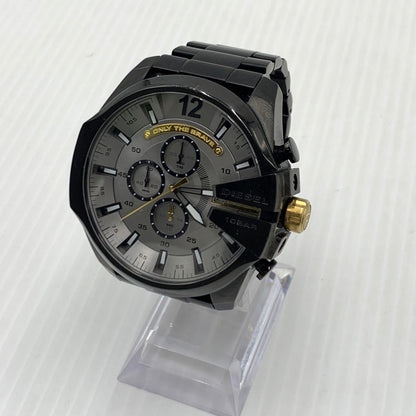 【中古品】【メンズ】 DIESEL ディーゼル MEGA CHIEF WATCH DZ-4479 メガチーフ ウォッチ 腕時計 197-261008-ss-09-teih カラー：ブラック 万代Net店