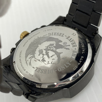 【中古品】【メンズ】 DIESEL ディーゼル MEGA CHIEF WATCH DZ-4479 メガチーフ ウォッチ 腕時計 197-261008-ss-09-teih カラー：ブラック 万代Net店