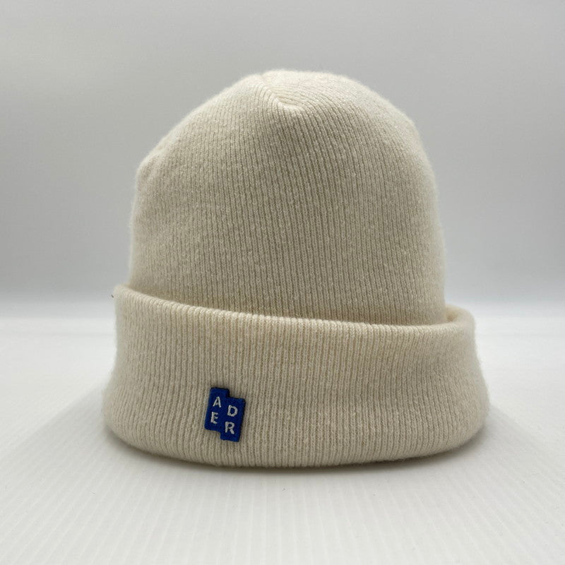 【中古品】【メンズ】 ADERERROR アーダーエラー LOGO KNIT CAP BMSGFYHW502OTF ニット帽 帽子 188-260704-yo-05-tei サイズ：FREE カラー：アイボリー 万代Net店