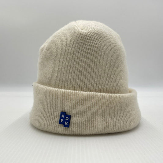 【中古品】【メンズ】 ADERERROR アーダーエラー LOGO KNIT CAP BMSGFYHW502OTF ニット帽 帽子 188-260704-yo-05-tei サイズ：FREE カラー：アイボリー 万代Net店