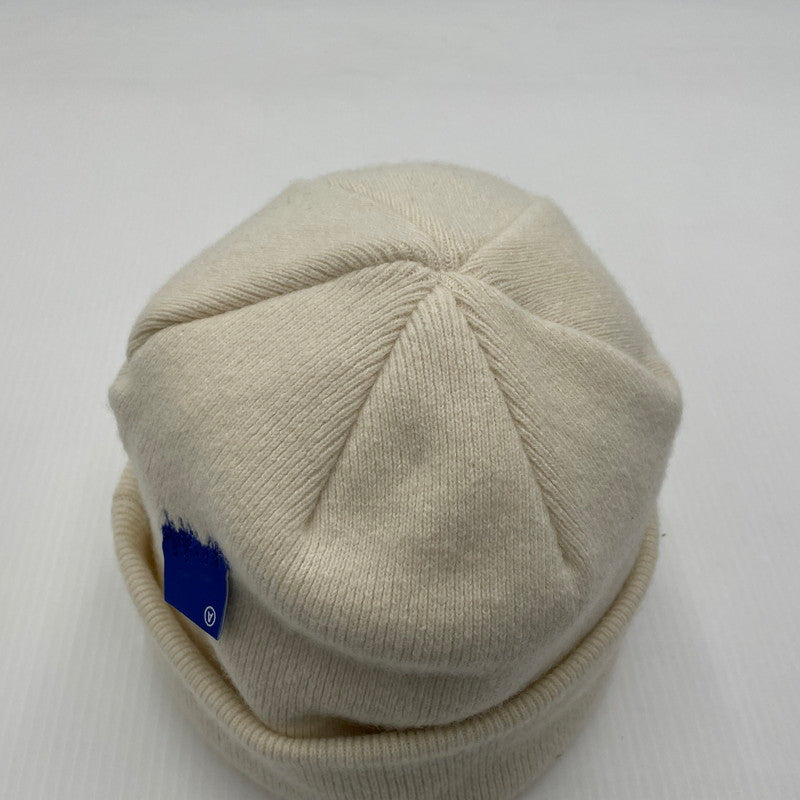 【中古品】【メンズ】 ADERERROR アーダーエラー LOGO KNIT CAP BMSGFYHW502OTF ニット帽 帽子 188-260704-yo-05-tei サイズ：FREE カラー：アイボリー 万代Net店
