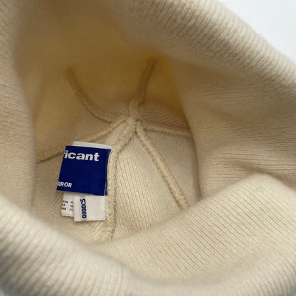 【中古品】【メンズ】 ADERERROR アーダーエラー LOGO KNIT CAP BMSGFYHW502OTF ニット帽 帽子 188-260704-yo-05-tei サイズ：FREE カラー：アイボリー 万代Net店