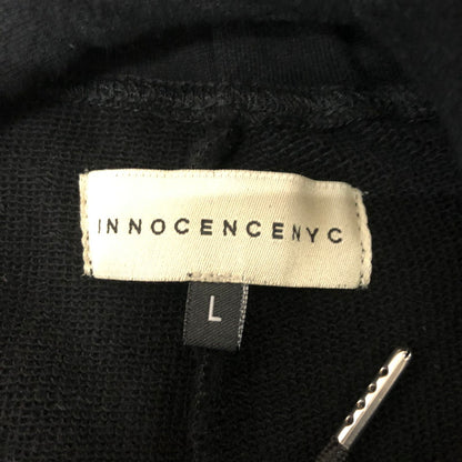 【現状渡し品】【メンズ】 INNOCENCE NYC イノセンスニューヨーク WAX SWEAT PNTS INWASP01 ワックス スウェット パンツ ボトムス 153-260117-yy-10-tei サイズ：L カラー：ブラック 万代Net店
