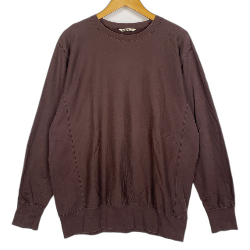 【中古品】【メンズ】 19AW SUPER HIGH GAUGE SWEAT P/O A9AP01SU スーパー ハイゲージ スウェット プルオーバー トップス トレーナー 140-260124-ko-24-tei サイズ：4 カラー：レッドブラウン 万代Net店