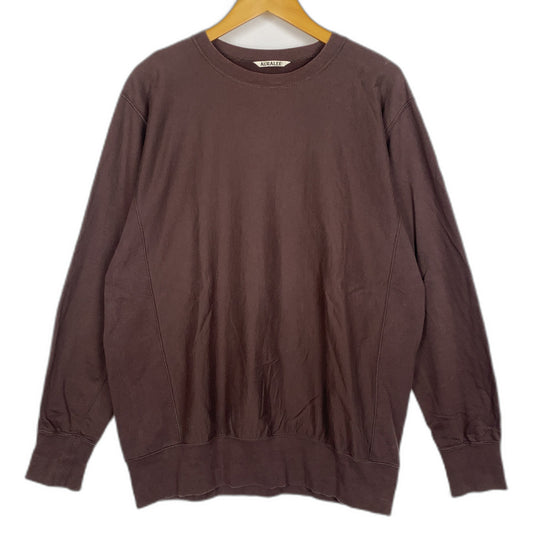 【中古品】【メンズ】 19AW SUPER HIGH GAUGE SWEAT P/O A9AP01SU スーパー ハイゲージ スウェット プルオーバー トップス トレーナー 140-260124-ko-24-tei サイズ：4 カラー：レッドブラウン 万代Net店