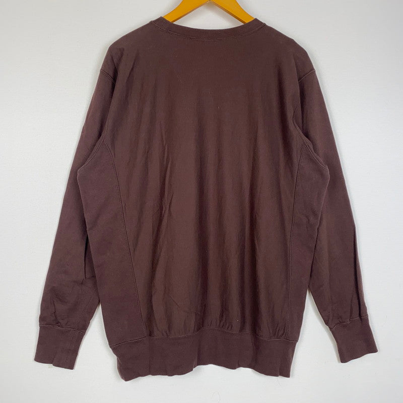 【中古品】【メンズ】 19AW SUPER HIGH GAUGE SWEAT P/O A9AP01SU スーパー ハイゲージ スウェット プルオーバー トップス トレーナー 140-260124-ko-24-tei サイズ：4 カラー：レッドブラウン 万代Net店