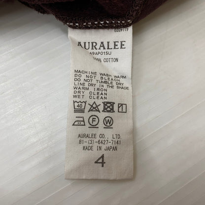 【中古品】【メンズ】 19AW SUPER HIGH GAUGE SWEAT P/O A9AP01SU スーパー ハイゲージ スウェット プルオーバー トップス トレーナー 140-260124-ko-24-tei サイズ：4 カラー：レッドブラウン 万代Net店