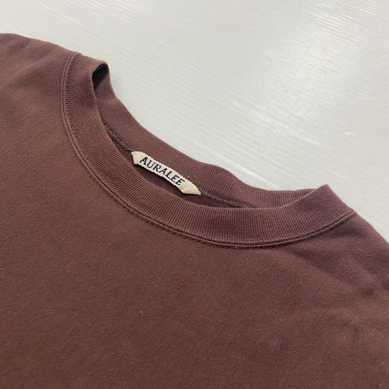 【中古品】【メンズ】 19AW SUPER HIGH GAUGE SWEAT P/O A9AP01SU スーパー ハイゲージ スウェット プルオーバー トップス トレーナー 140-260124-ko-24-tei サイズ：4 カラー：レッドブラウン 万代Net店