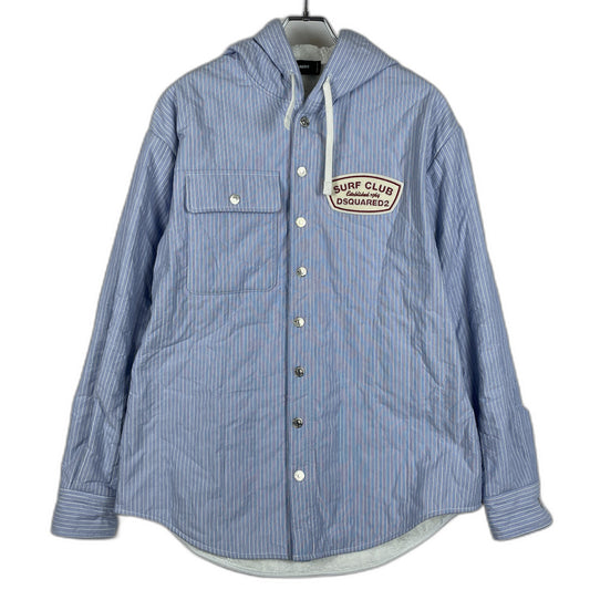【中古品】【メンズ】 DSQUARED2 ディースクエアード COTTON JACKET S71DM0608 S76716 コットン ジャケット アウター 141-260117-ko-11-fuz サイズ：XS カラー：ストライプ 万代Net店