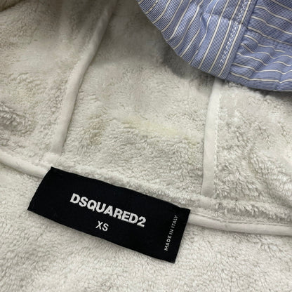 【中古品】【メンズ】 DSQUARED2 ディースクエアード COTTON JACKET S71DM0608 S76716 コットン ジャケット アウター 141-260117-ko-11-fuz サイズ：XS カラー：ストライプ 万代Net店
