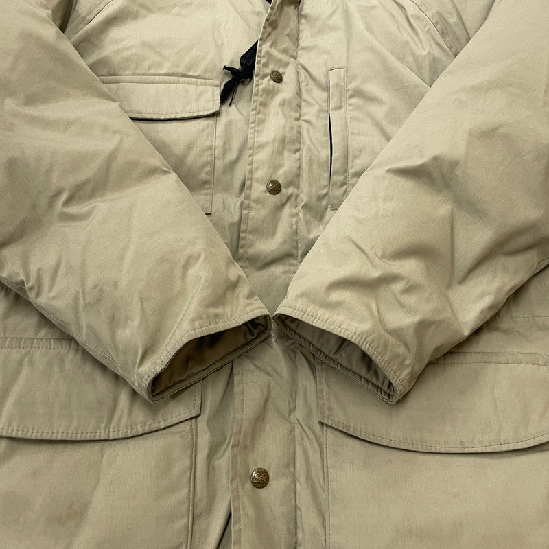 【現状渡し品】【メンズ】 Eddie Bauer エディー・バウアー 80's DOWN JACKET VINTAGE 80年代 ダウンジャケット アウター ヴィンテージ コート 144-260117-ko-08-tei サイズ：サイズ不明 カラー：ベージュ 万代Net店