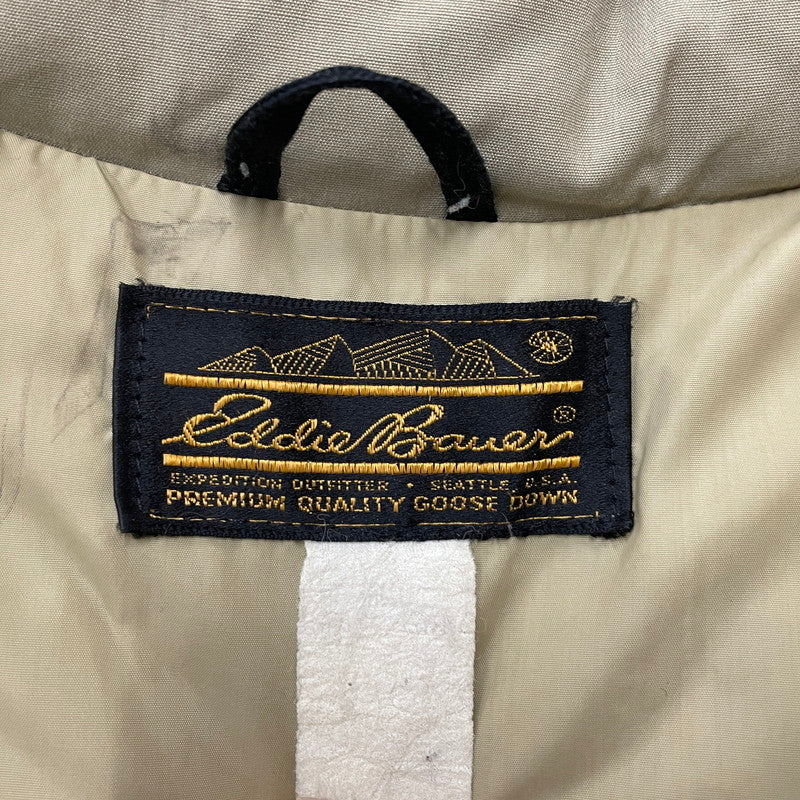 【現状渡し品】【メンズ】 Eddie Bauer エディー・バウアー 80's DOWN JACKET VINTAGE 80年代 ダウンジャケット アウター ヴィンテージ コート 144-260117-ko-08-tei サイズ：サイズ不明 カラー：ベージュ 万代Net店