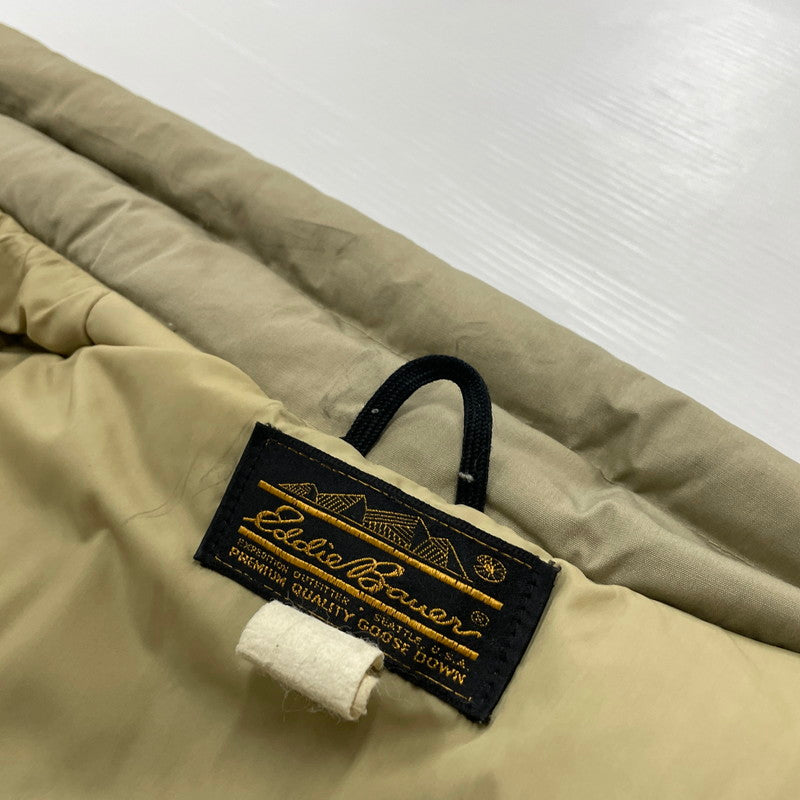 【現状渡し品】【メンズ】 Eddie Bauer エディー・バウアー 80's DOWN JACKET VINTAGE 80年代 ダウンジャケット アウター ヴィンテージ コート 144-260117-ko-08-tei サイズ：サイズ不明 カラー：ベージュ 万代Net店