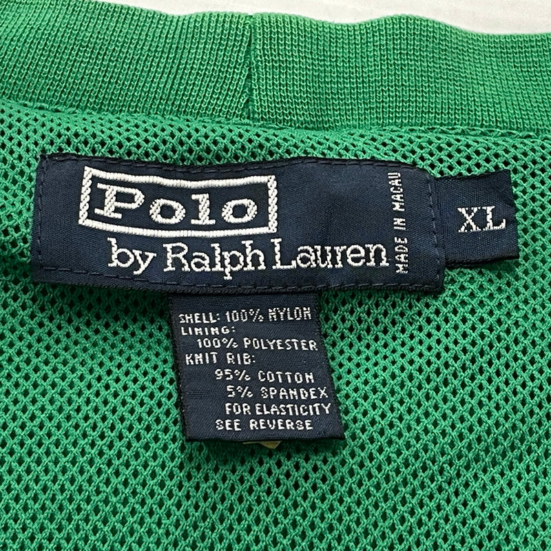 【中古品】【メンズ】 POLO RALPH LAUREN ポロ ラルフ ローレン 90's NYLON PULLOVER 90年代 ナイロン プルオーバー アウター 145-260801-sa-13-tei サイズ：XL カラー：グリーン 万代Net店