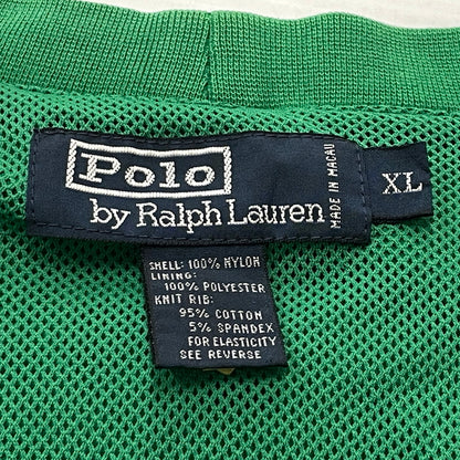 【中古品】【メンズ】 POLO RALPH LAUREN ポロ ラルフ ローレン 90's NYLON PULLOVER 90年代 ナイロン プルオーバー アウター 145-260801-sa-13-tei サイズ：XL カラー：グリーン 万代Net店