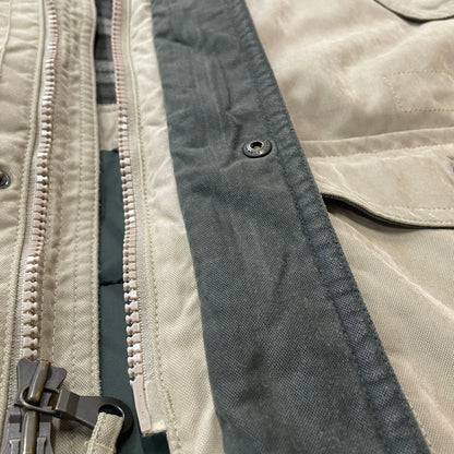 【中古品】【メンズ】 L.L.Bean エルエルビーン WOOL LINER NYLON COAT ウールライナー ナイロン コート アウター ジャケット 144-260117-ko-16-tei サイズ：L カラー：ベージュ 万代Net店