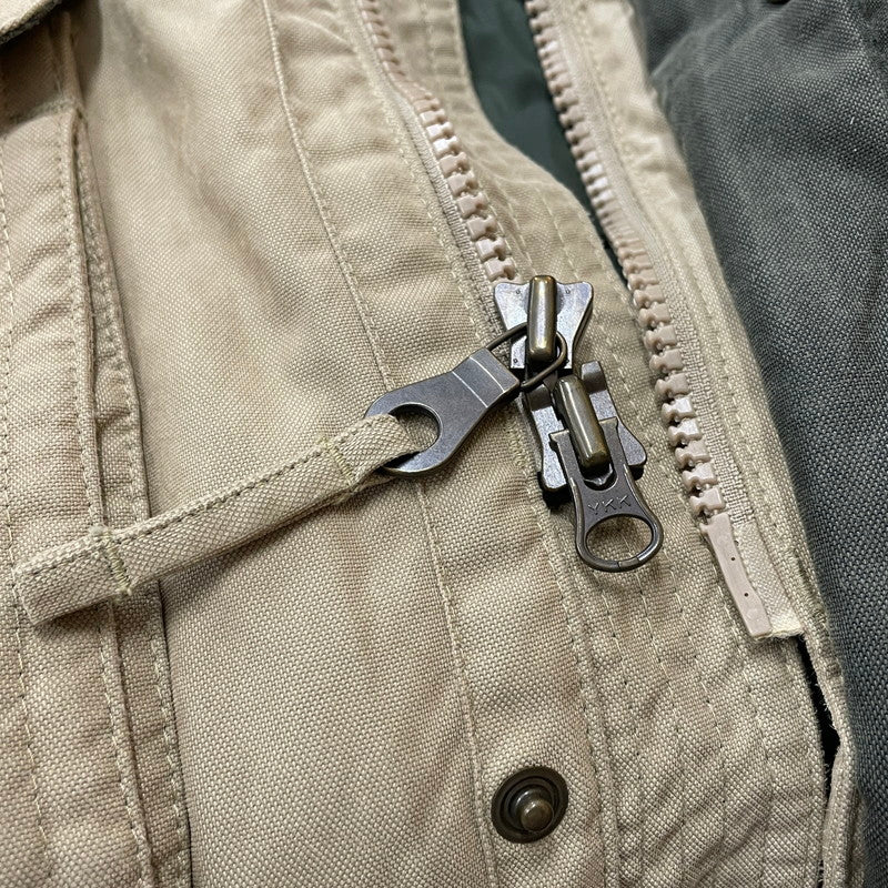 【中古品】【メンズ】 L.L.Bean エルエルビーン WOOL LINER NYLON COAT ウールライナー ナイロン コート アウター ジャケット 144-260117-ko-16-tei サイズ：L カラー：ベージュ 万代Net店