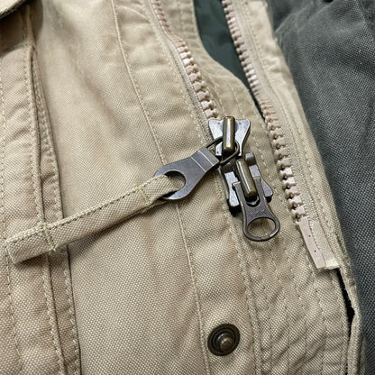 【中古品】【メンズ】 L.L.Bean エルエルビーン WOOL LINER NYLON COAT ウールライナー ナイロン コート アウター ジャケット 144-260117-ko-16-tei サイズ：L カラー：ベージュ 万代Net店