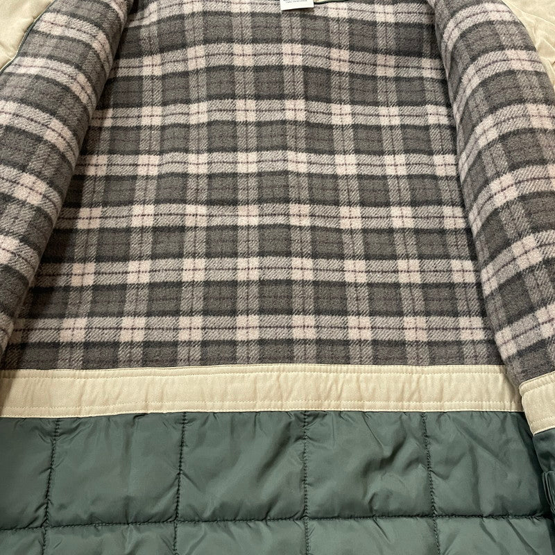 【中古品】【メンズ】 L.L.Bean エルエルビーン WOOL LINER NYLON COAT ウールライナー ナイロン コート アウター ジャケット 144-260117-ko-16-tei サイズ：L カラー：ベージュ 万代Net店