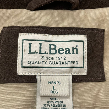 【中古品】【メンズ】 L.L.Bean エルエルビーン WOOL LINER NYLON COAT ウールライナー ナイロン コート アウター ジャケット 144-260117-ko-16-tei サイズ：L カラー：ベージュ 万代Net店