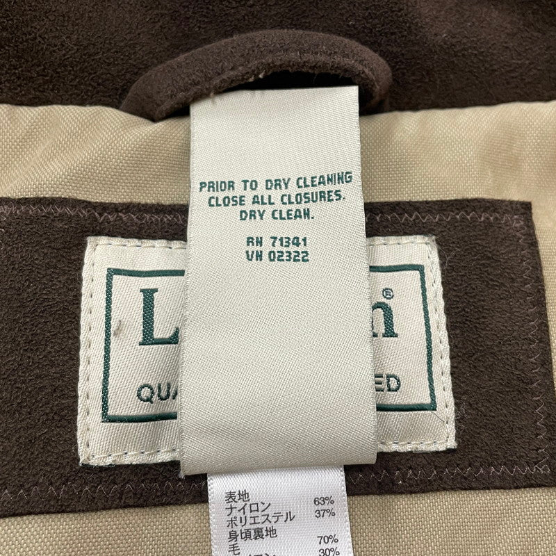 【中古品】【メンズ】 L.L.Bean エルエルビーン WOOL LINER NYLON COAT ウールライナー ナイロン コート アウター ジャケット 144-260117-ko-16-tei サイズ：L カラー：ベージュ 万代Net店