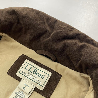 【中古品】【メンズ】 L.L.Bean エルエルビーン WOOL LINER NYLON COAT ウールライナー ナイロン コート アウター ジャケット 144-260117-ko-16-tei サイズ：L カラー：ベージュ 万代Net店