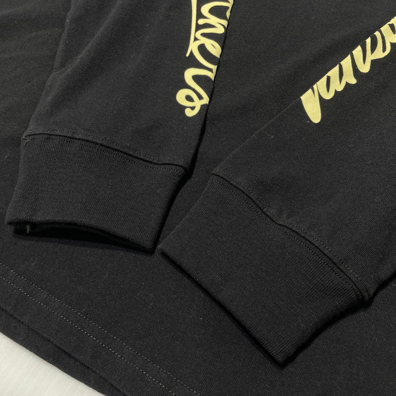 【中古品】【メンズ】 ANSON アンソン PRINT L/S TEE SP-T-44 プリント ロング スリーブ Tシャツ 長袖 トップス 145-260807-sa-07-tei サイズ：XL カラー：ブラック 万代Net店