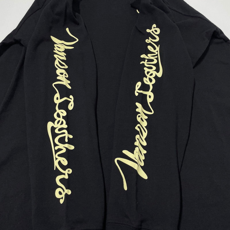 【中古品】【メンズ】 ANSON アンソン PRINT L/S TEE SP-T-44 プリント ロング スリーブ Tシャツ 長袖 トップス 145-260807-sa-07-tei サイズ：XL カラー：ブラック 万代Net店