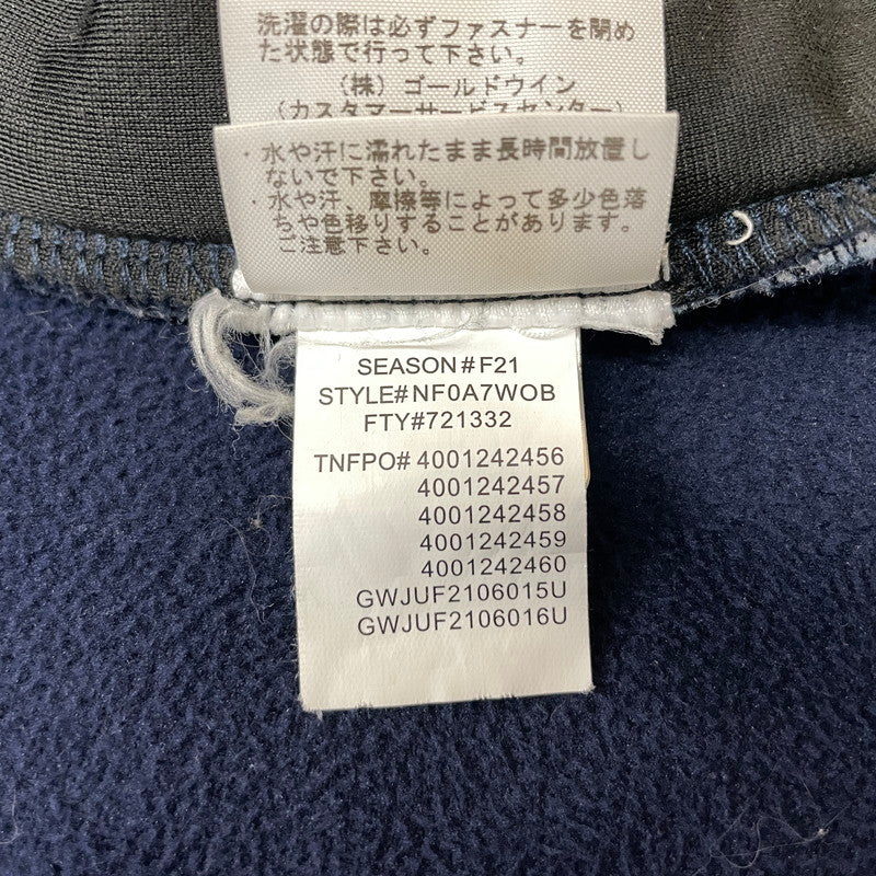 【中古品】【メンズ】 Supreme シュプリーム × THE NORTH FACE ザ・ノースフェイス 別注 コラボ 21AW BLEACHED DENIM PRINT FLEECE JACKET ""INDIGO"" NA52100I ブリーチド デニム プリント フリース ジャケット ライトアウター 149-260119-yo-16-fuz サイズ：XL カラー：インディゴ 万代Net店