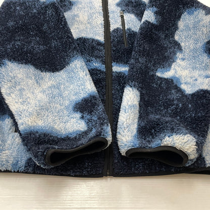 【中古品】【メンズ】 Supreme シュプリーム × THE NORTH FACE ザ・ノースフェイス 別注 コラボ 21AW BLEACHED DENIM PRINT FLEECE JACKET ""INDIGO"" NA52100I ブリーチド デニム プリント フリース ジャケット ライトアウター 149-260119-yo-16-fuz サイズ：XL カラー：インディゴ 万代Net店