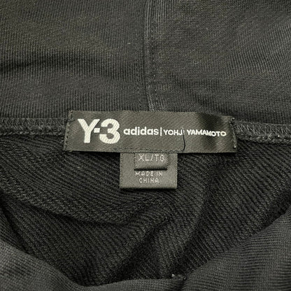 【中古品】【メンズ】 Y-3 ワイスリー BACK LOGO PULLOVER HOODIE FJ0354 バックロゴ プルオーバー フーディ トップス パーカー 140-260119-yy-03-fuz サイズ：XL カラー：ブラック　 万代Net店