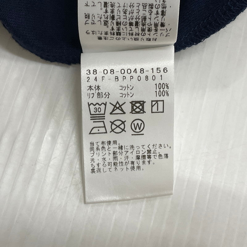 【中古品】【メンズ】 BEAMS HEART ビームスハート × PALACE パレス 別注 コラボ GRAPHIC TEE 38-08-0048-156 グラフィック Tシャツ 半袖 トップス 142-260119-yy-22-tei サイズ：L カラー：ネイビー 万代Net店