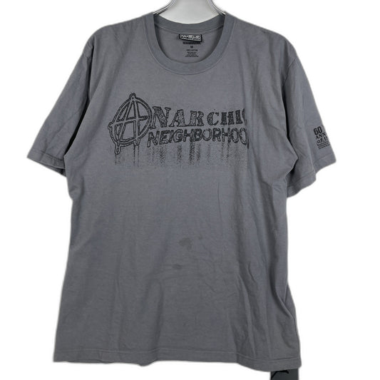 【中古品】【メンズ】 NEIGHBORHOOD ネイバーフッド × ANARCHIC ADJUSTMENT アナーキック アジャストメント 別注 コラボ S/S TEE 242PCAJN-ST02S ショートスリーブ Tシャツ 半袖 トップス 142-260119-yy-20-tei サイズ：M カラー：グレー 万代Net店
