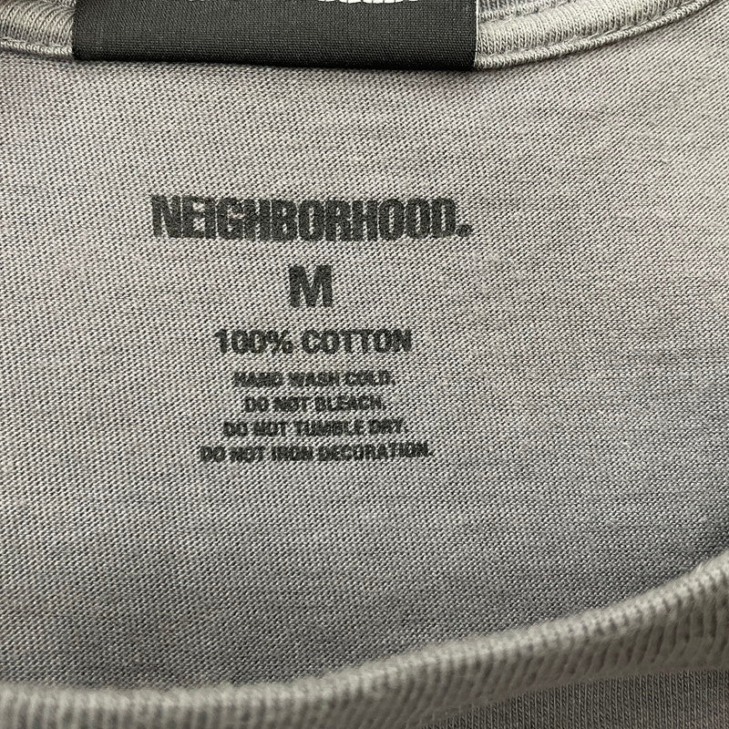 【中古品】【メンズ】 NEIGHBORHOOD ネイバーフッド × ANARCHIC ADJUSTMENT アナーキック アジャストメント 別注 コラボ S/S TEE 242PCAJN-ST02S ショートスリーブ Tシャツ 半袖 トップス 142-260119-yy-20-tei サイズ：M カラー：グレー 万代Net店