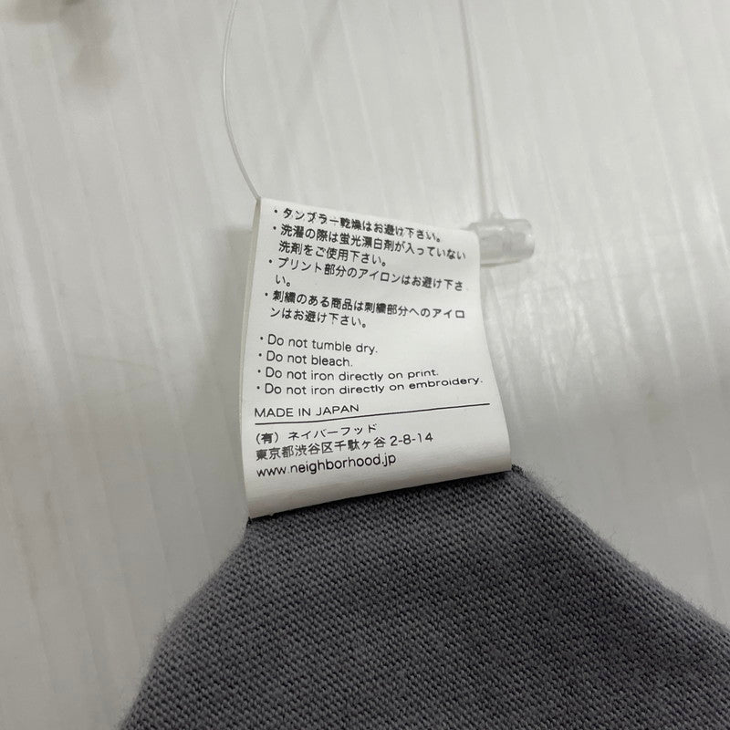 【中古品】【メンズ】 NEIGHBORHOOD ネイバーフッド × ANARCHIC ADJUSTMENT アナーキック アジャストメント 別注 コラボ S/S TEE 242PCAJN-ST02S ショートスリーブ Tシャツ 半袖 トップス 142-260119-yy-20-tei サイズ：M カラー：グレー 万代Net店