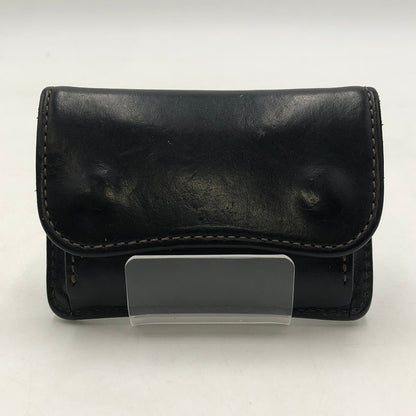 【現状渡し品】【メンズ】 WILDSWANS ワイルドスワンズ SADDLE PULL UP TONGUE サドル プルアップ タング 財布 コインケース 小銭入れ 200-260118-yy-03-tei カラー：ブラック 万代Net店