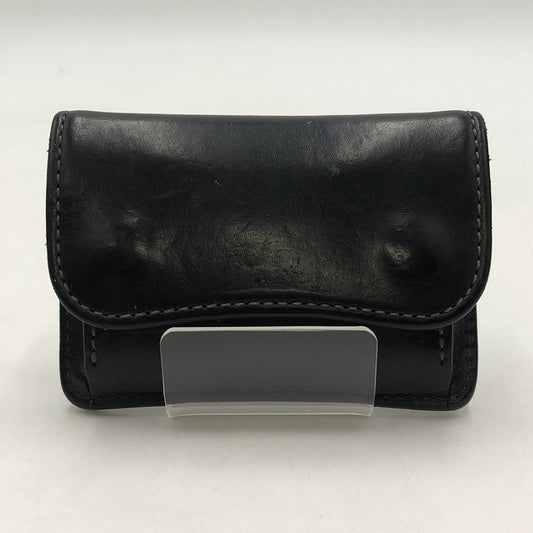 【現状渡し品】【メンズ】 WILDSWANS ワイルドスワンズ SADDLE PULL UP TONGUE サドル プルアップ タング 財布 コインケース 小銭入れ 200-260118-yy-03-tei カラー：ブラック 万代Net店