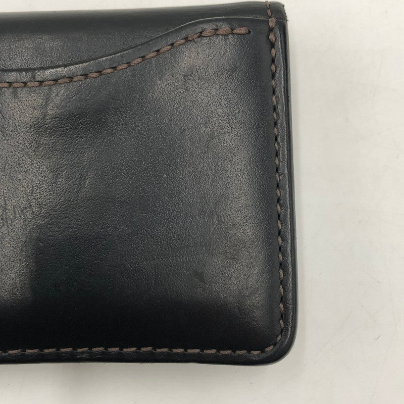 【現状渡し品】【メンズ】 WILDSWANS ワイルドスワンズ SADDLE PULL UP TONGUE サドル プルアップ タング 財布 コインケース 小銭入れ 200-260118-yy-03-tei カラー：ブラック 万代Net店