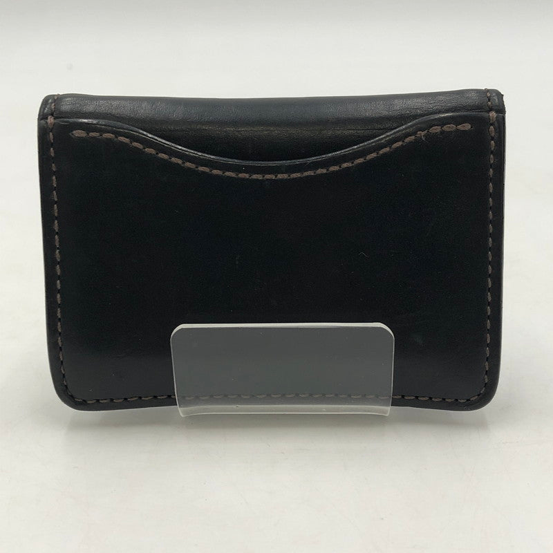 【現状渡し品】【メンズ】 WILDSWANS ワイルドスワンズ SADDLE PULL UP TONGUE サドル プルアップ タング 財布 コインケース 小銭入れ 200-260118-yy-03-tei カラー：ブラック 万代Net店