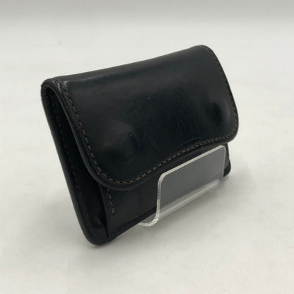 【現状渡し品】【メンズ】 WILDSWANS ワイルドスワンズ SADDLE PULL UP TONGUE サドル プルアップ タング 財布 コインケース 小銭入れ 200-260118-yy-03-tei カラー：ブラック 万代Net店