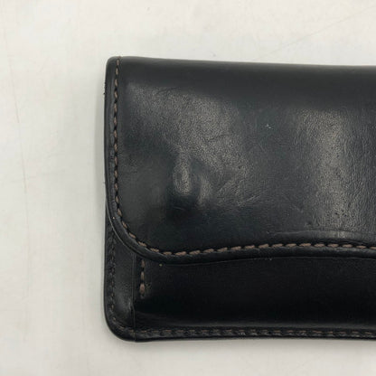 【現状渡し品】【メンズ】 WILDSWANS ワイルドスワンズ SADDLE PULL UP TONGUE サドル プルアップ タング 財布 コインケース 小銭入れ 200-260118-yy-03-tei カラー：ブラック 万代Net店
