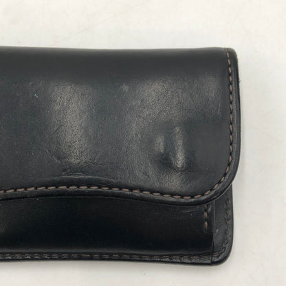【現状渡し品】【メンズ】 WILDSWANS ワイルドスワンズ SADDLE PULL UP TONGUE サドル プルアップ タング 財布 コインケース 小銭入れ 200-260118-yy-03-tei カラー：ブラック 万代Net店