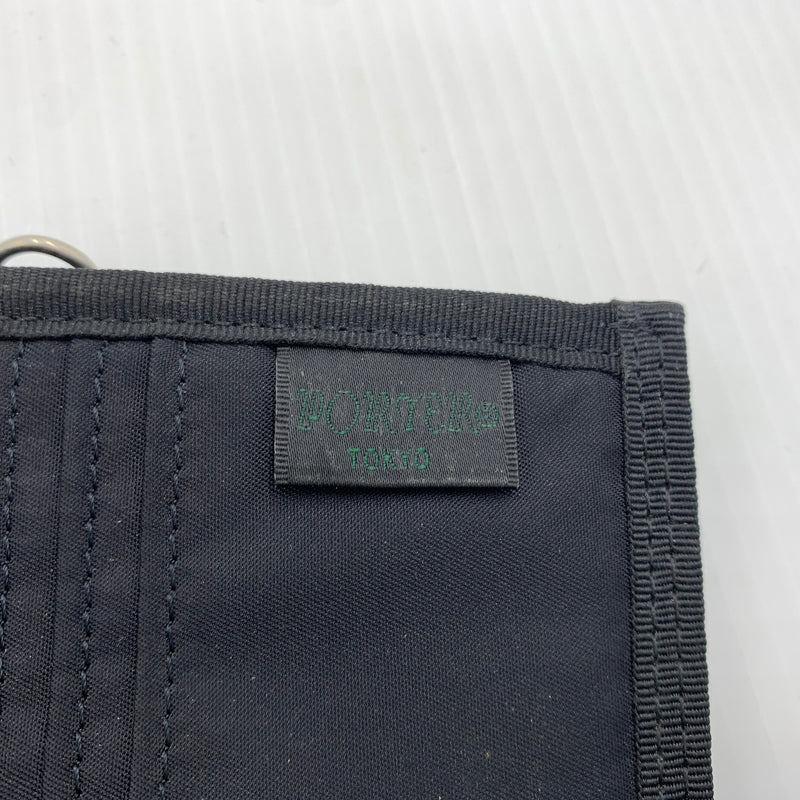 【中古品】【メンズ】 PORTER ポーター GHILLIE WALLET ギリー ウォレット 財布 二つ折り ウッドランドカモ 200-260712-ko-08-tei カラー：ブラック 万代Net店