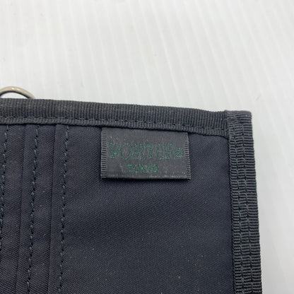 【中古品】【メンズ】 PORTER ポーター GHILLIE WALLET ギリー ウォレット 財布 二つ折り ウッドランドカモ 200-260712-ko-08-tei カラー：ブラック 万代Net店