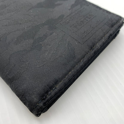 【中古品】【メンズ】 PORTER ポーター GHILLIE WALLET ギリー ウォレット 財布 二つ折り ウッドランドカモ 200-260712-ko-08-tei カラー：ブラック 万代Net店