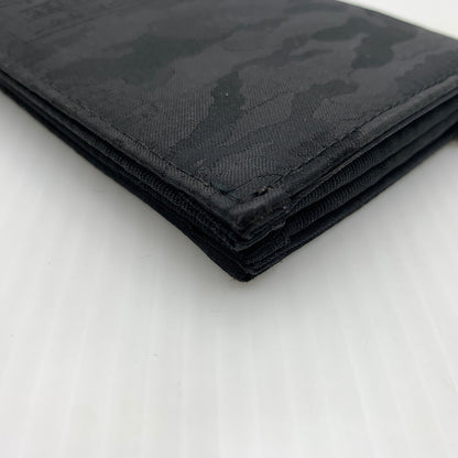 【中古品】【メンズ】 PORTER ポーター GHILLIE WALLET ギリー ウォレット 財布 二つ折り ウッドランドカモ 200-260712-ko-08-tei カラー：ブラック 万代Net店